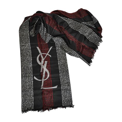 ysl scarfs|yves Saint Laurent silk scarf.